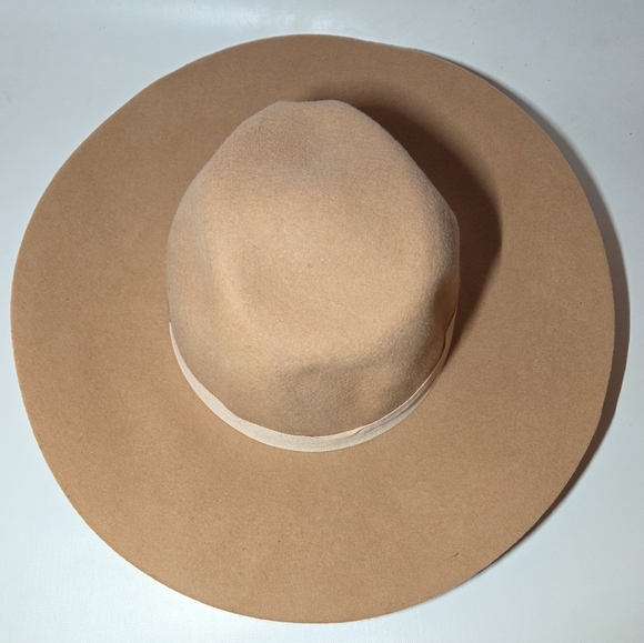 Wallaroo Aspen Wool Indie Boho Minimalist Neutral Fedora Women's Classic Hat. - Picture 8 of 9